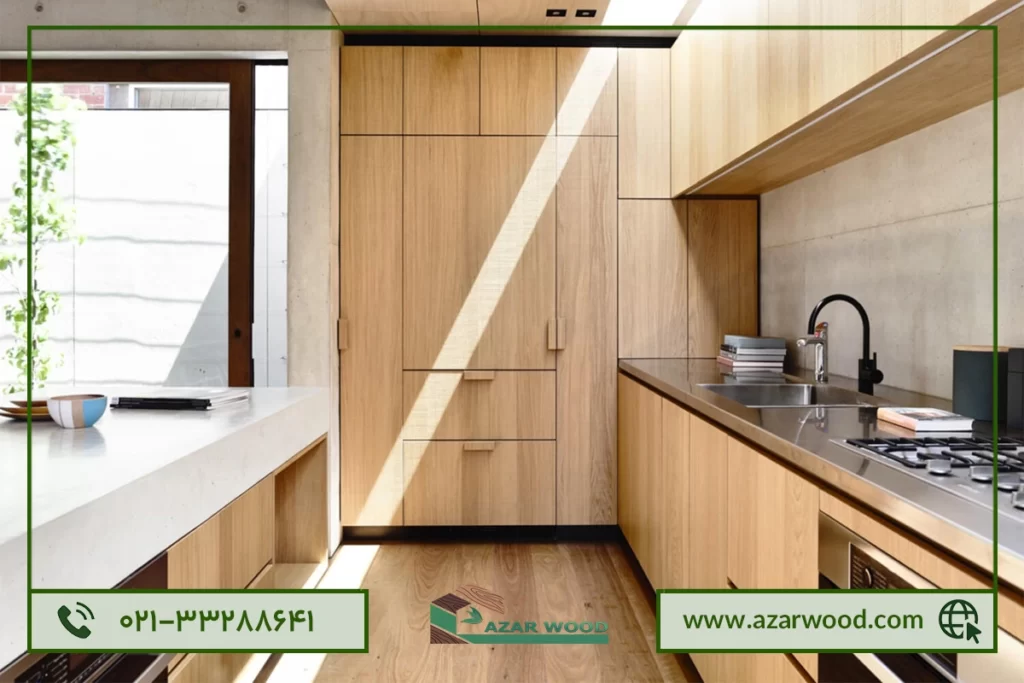 کاربرد چوب در ساخت کابینت آشپزخانه